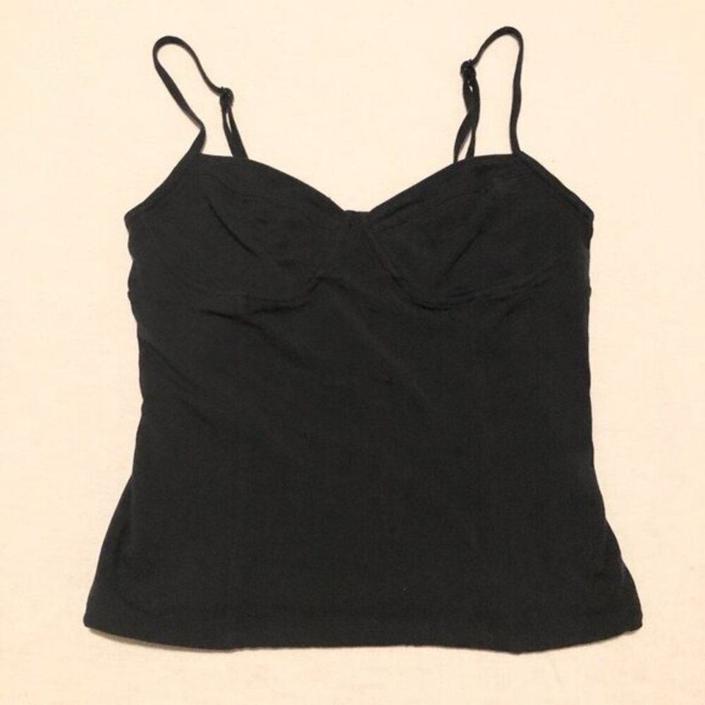 Aritzia Wilfred Spell Tank Black Womens Size  Small Adjustable Strap
